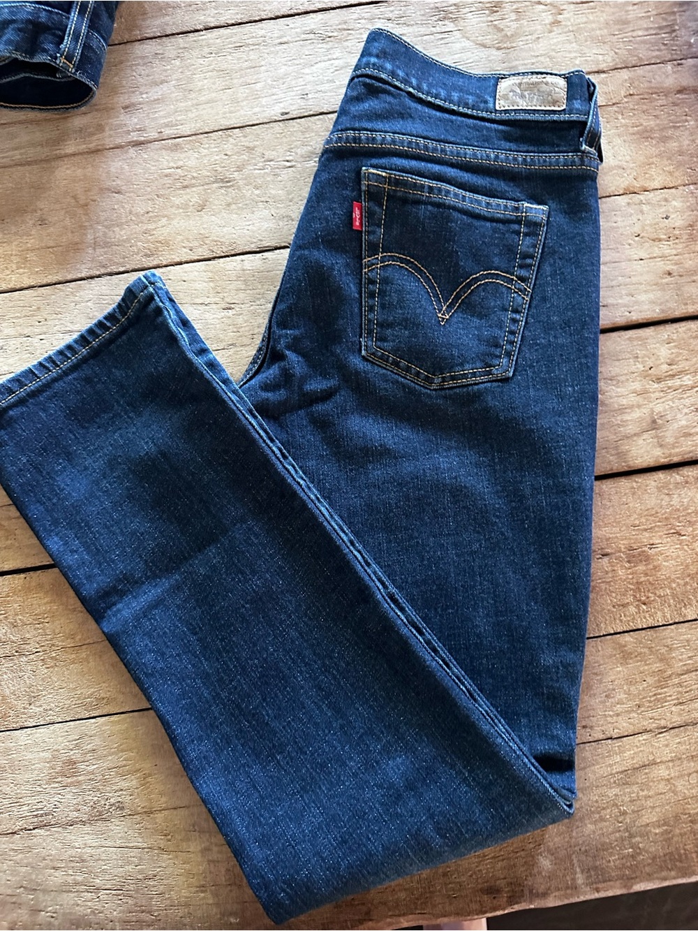 Levi's Women's Dark Blue Straight Leg Jeans